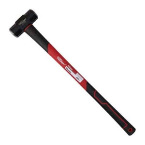 8 lb sledgehammer with double injected fiberglass handle and premium steel head - Picture 1 of 4