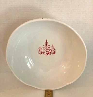 Cuenco de cerámica Avon Red Woods 9 3/4" Foto 1 de 4