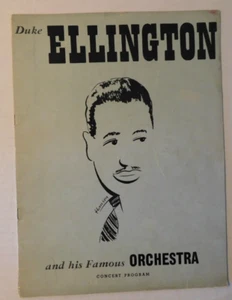 Programa de conciertos de Duke Ellington y su famosa orquesta - Imagen 1 de 4
