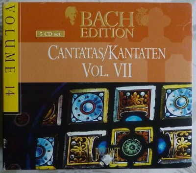 Bach Cantatas Vol 14 Brilliant Classics 5-CD Box Set in Very Good Condition - Image 1 of 3