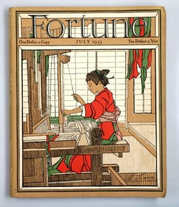 Vintage Fortune Magazine July 1933 Baldness Japan's Past - Picture 1 of 5