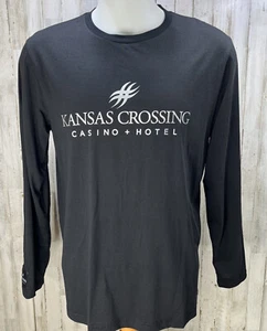Kansas Crossing Casino Hotel Mens Sz L Long Sleeve T Shirt Crew Neck      X20 - Picture 1 of 8