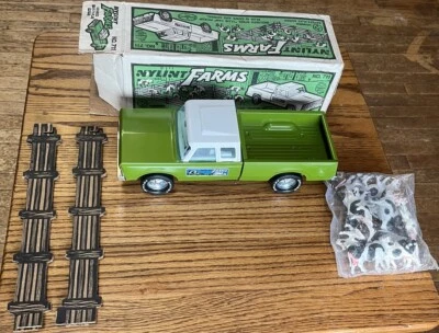 Vintage Nylint Farm Set Club Cab Truck In Box With Cows and Corral #711 **NOS*** - Image 1 of 4