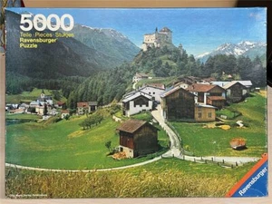 5000 Pieces Jigsaw Puzzle, RAVENSBURGER, "Schloß Tarasp, Engartin" - Bild 1 von 5