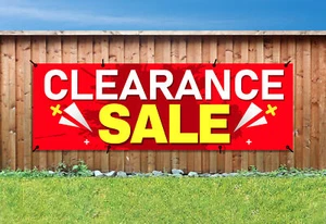 AUSVERKAUF PVC bedrucktes BANNER OUTDOOR SCHILD PVC mit Ösen - Bild 1 von 2