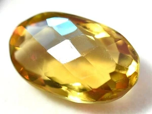 12.45 Ct Natural Champagne Color Mystic Quartz GGL Certified Untreated Gemstone - Picture 1 of 4
