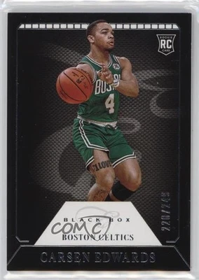2019-20 Panini Chronicles Elite Black Box Red /149 Carsen Edwards #304 Rookie RC - Image 1 of 2