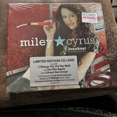 Miley Cyrus Breakout platinum edition CD - DVD Foto 1 de 3