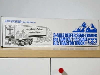 Tamiya 1/14 RC 3-Axis Reefer Semi-Trailer Big Truck Series No.19 Electric UNUSED - Image 1 of 4