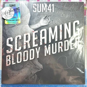 Sum 41 Screaming Bloody Murder Red, Black & White Twist LP LE 2000 - Picture 1 of 2