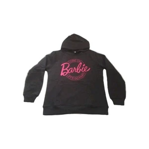 New! Come On Barbie Let's Go Party Pullover Hoodie Women's Size Small - Picture 1 of 7