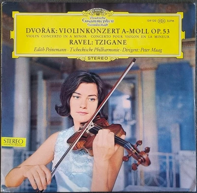 Edith Peinemann: Ravel- Tzigane, Dvorak- Violin Concerto / DGG ED 1 from 11/65 - Image 1 of 3