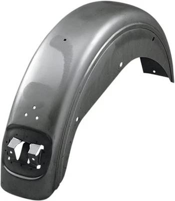 Guardabarros trasero Drag Specialties con montaje en luz trasera - acero crudo motocicleta Foto 1 de 4