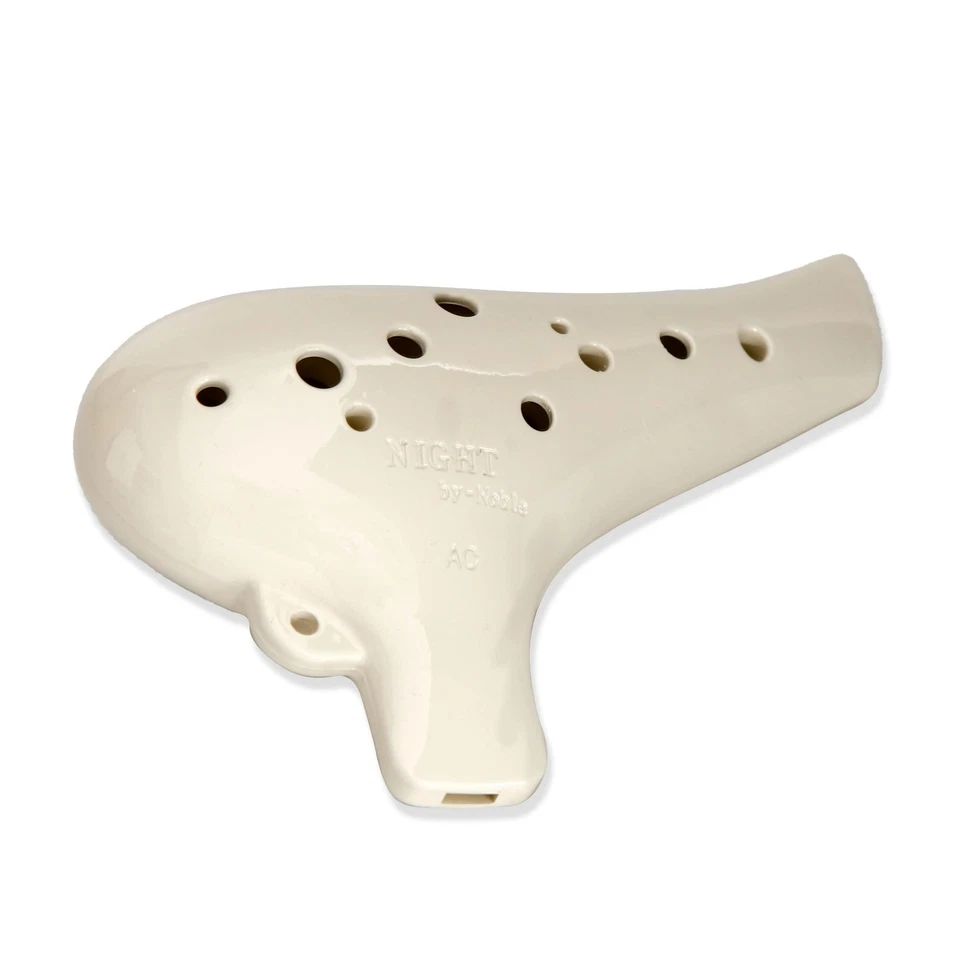 NIGHT by-Noble Plastic Ocarina Alto C (Off-White) - Image 1 of 1