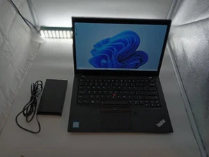 ThinkPad T470s 7091 con cargador y 2 baterías.i7vPro 6600U.12GB.128GB SSD.14"FHD.Leer - Imagen 1 de 10