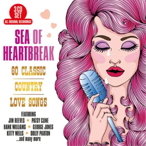 Various Artists Sea of Heartbreak: 60 Classic Country Love Songs (CD) Box Set - Bild 1 von 1