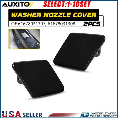 Fundas arandela faros delanteros negras para BMW 325i 328i 330i 335i 2006-2008 2-10X Foto 1 de 4