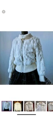 Wilson’s Leather Rabbit Fur Coat - Image 1 of 4