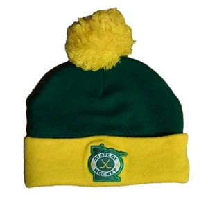 Minnesota Wild Beanie Mütze Herren grün gelb Strick NHL Hockey North Stars NEU #687 - Bild 1 von 4