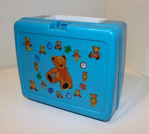 Teddy Bears - vintage plastic lunchbox - Picture 1 of 1