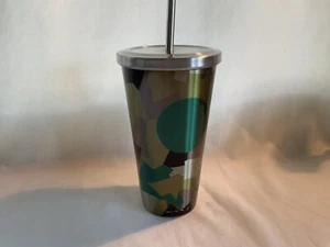 Starbucks 2014 Cami Stainless Steel Tumbler Cold Cup With Straw - Picture 1 of 4