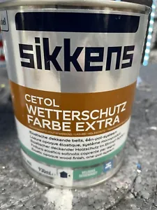 1 liter Sikkens Cetol weather protection paint extra shade open container residual lot - Picture 1 of 3