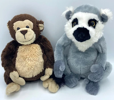 Webkins Chimpanzee and Ring tail lemur no codes (Lot Of 2) - Image 1 of 4