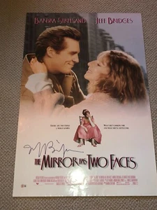 JEFF BRIDGE signierter SPIEGEL HAT ZWEI GESICHTER POSTER mit Beckett (BAS) COA - Bild 1 von 3
