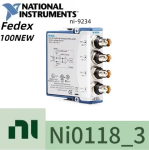 new National Instruments NI 9234 cDAQ IEPE Sound & Vibration Input Module #Z - Picture 1 of 2
