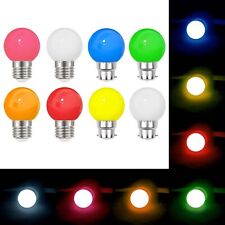 5pcs 3W B22 E27 G45 LED Coloured Bulbs Garden Party Wedding Fairy Festoon Lights