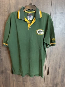 Green Bay Packers Mirage Herren Kurzarm Poloshirt M Medium Official NFL - Bild 1 von 9