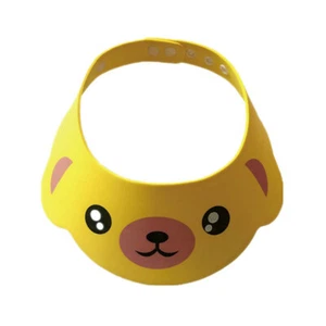 SHOWER CAP FOR KIDS | Shampoo Eye Shield for Baby Bath Hair Hat Cap Visor Guard - Picture 1 of 24