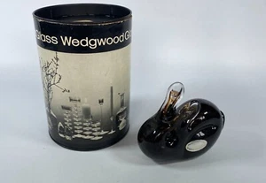 Vintage Wedgwood Glass Bunny Rabbit Paperweight & Original Box - Picture 1 of 12