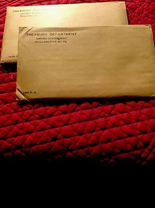 SEALED 1956 & 1957 U. S. Proof Set. SILVER 50c, 25c, 10c! Sealed Unopened. - Picture 1 of 2