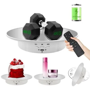 Motorized Rotating Display Stand Mirror Covered 360 Degree Turntable Display Sta - Picture 1 of 8