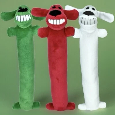 MultiPet Loofa Dog Toy Squeaker Toy Plush Cuddle Dog Toy Large Christmas 12" 3pk - Image 1 of 4