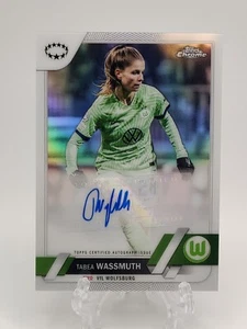 2022-23 Topps Chrome Women’s UEFA Tabea Wassmuth #A-TW Auto VfL WOLFSBURG - Picture 1 of 2