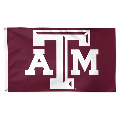 Texas A&M Aggies 3x5 One Sided Team Flag [NEW] NCAA House Banner Fan Yard Cover