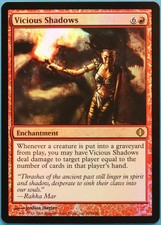 Vicious Shadows FOIL Shards of Alara NM Red Rare MTG CARD (ID# 200482) ABUGames