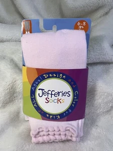 GIRLS TIGHTS 6 - 8 years Jeffries Socks Footless Cotton Ht 45-51” / 62-78 lbs - Picture 1 of 2