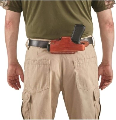 Funda de cinturón de pistola de cuero Guide Gear de 4 posiciones, Springfield XD, West (FVS023755) Foto 1 de 4