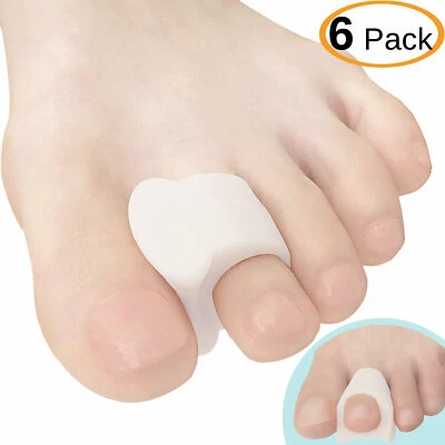 Chiroplax Toe Separator Spacer Bunion Hammer Relief Corrector Straightener 6pcs