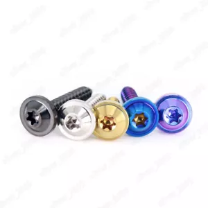 GR5 Titanio PVD Color Torx Soket Cabezal Platillo Volador Tornillos Autoroscantes M4 M5 - Imagen 1 de 9