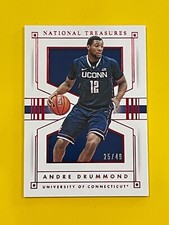 2016 Panini National Treasures Collegiate Red #1 Andre Drummond 25/49