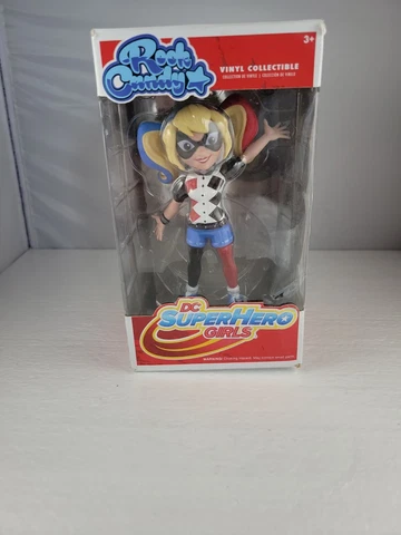 Funko Rock Candy Vinyl Figure DC Super Hero Girls Harley Quinn Cover