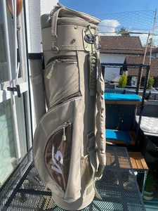 Damen Golfbag Cartbag Voit V5 Trolley 14 Divider Regenhaube Beige Bronze Taschen - Bild 1 von 11