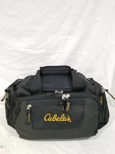 Cabela's Sport Black Bag Tote Utility Travel Organizer Canvas Fishing Camping - Picture 1 of 7