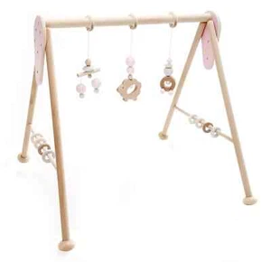 Hess Babyspielgerät Spielbogen Schaf nature rosa - Wie Neu - Bild 1 von 1