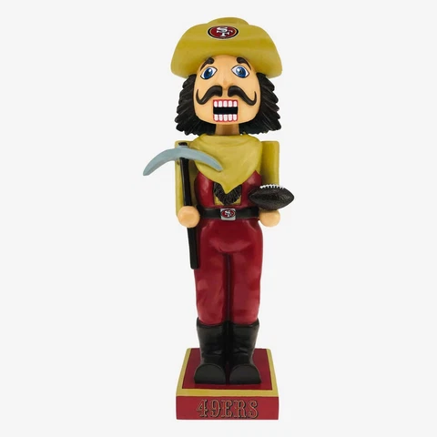 San Francisco 49ers Thematic Nutcracker Bobblehead NFL Cover