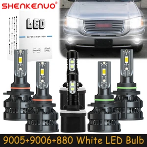 For GMC Envoy 2002-2009 White LED Headlight Bulb High Low Beam Fog Light Lamp Z8 - Picture 1 of 23